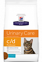 Hill's Prescription Diet c/d Multicare Feline с океанической рыбой, 1.5 кг
